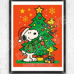 Share  Snoopy Louis Vuitton Christmas 11X14 Art Print